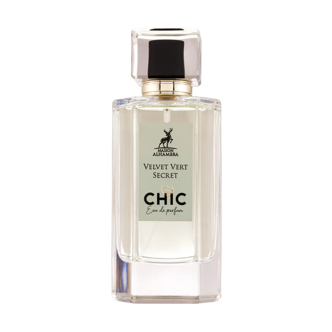 Parfum Velvet Vert Secret Chic, Maison Alhambra, apa de parfum 100 ml, femei - Inspirat din First Love by Victoria s Secret