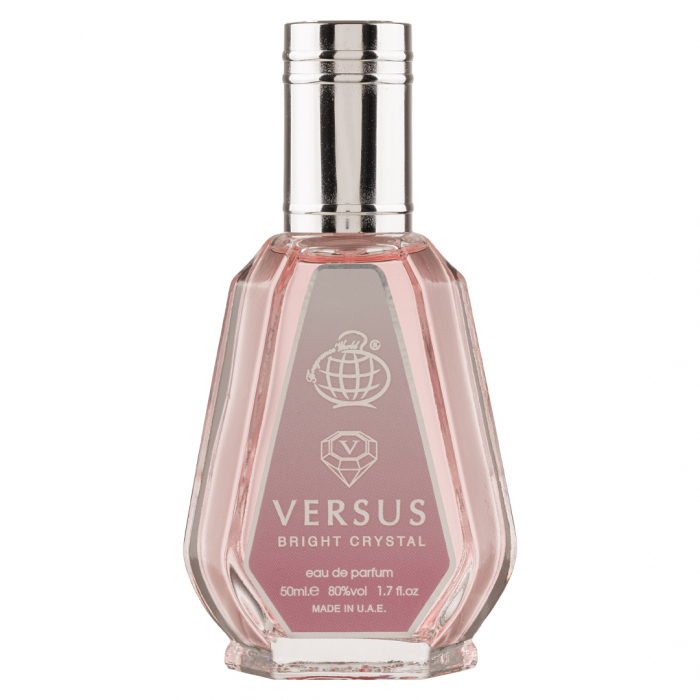 Parfum Versus Bright Crystal, Fragrance World, apa de parfum 50 ml, femei - inspirat din Bright Crystal by Versace