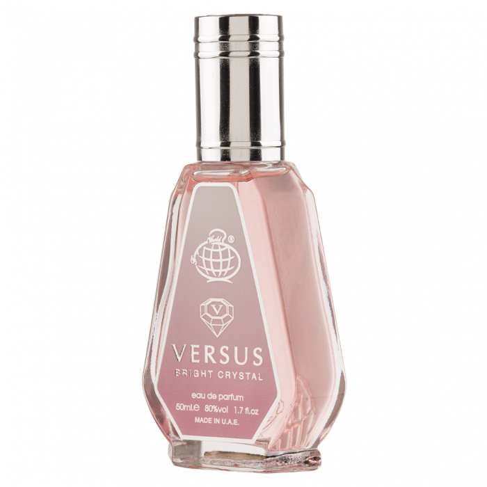 Parfum Versus Bright Crystal, Fragrance World, apa de parfum 50 ml, femei - inspirat din Bright Crystal by Versace [3]