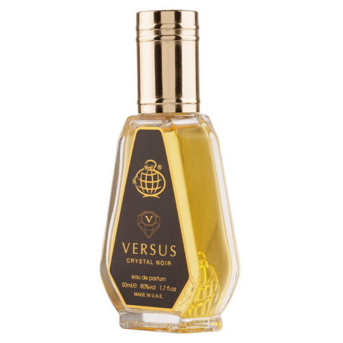 Parfum Versus Crystal Noir, Fragrance World, apa de parfum 50 ml, femei - inspirat din Crystal Noir by Versace [3]