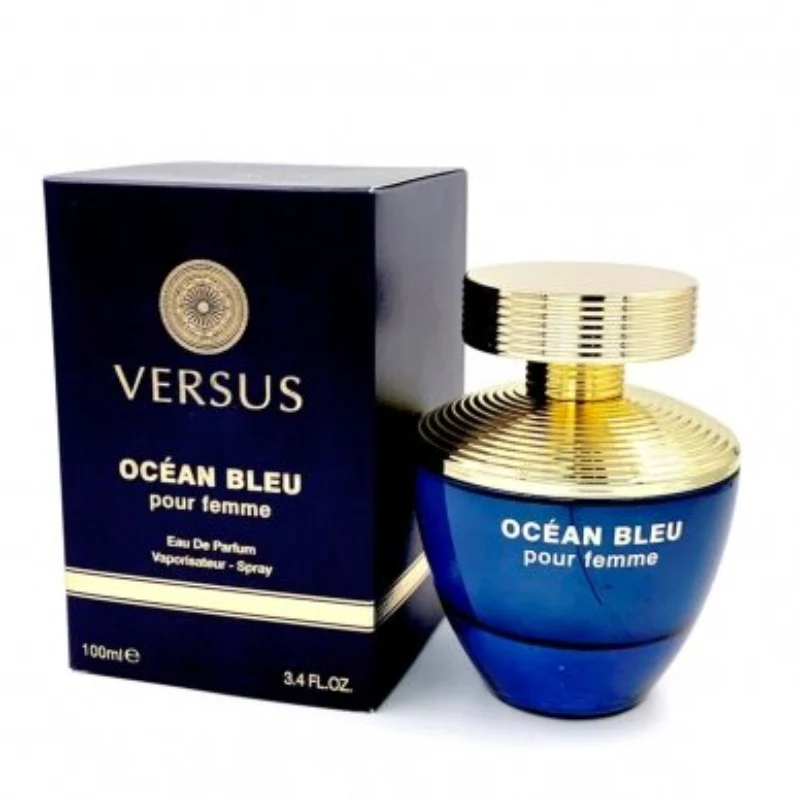 Parfum Versus Ocean Bleu Femme, Fragrance World, apa de parfum 100 ml, femei - inspirat din Dylan Blue Pour Femme by Versace [2]