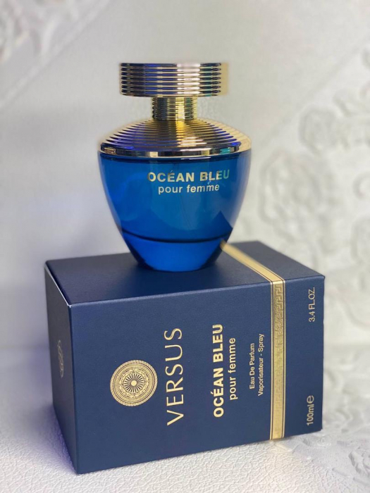 Parfum Versus Ocean Bleu Femme, Fragrance World, apa de parfum 100 ml, femei - inspirat din Dylan Blue Pour Femme by Versace [5]