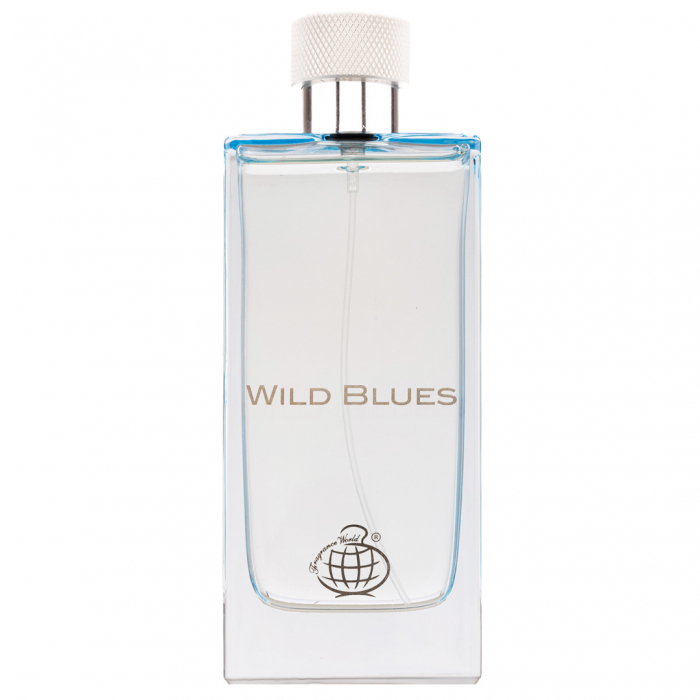 Parfum Wild Blues, Fragrance World, apa de parfum 115 ml, barbati - inspirat din Pour Homme Blue Label by Givenchy