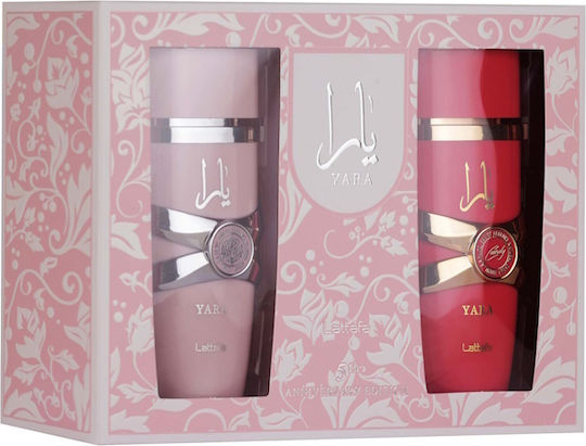 Set Cadou Yara apa de parfum 100 ml + Yara Candy, Lattafa, apa de parfum 100 ml, femei