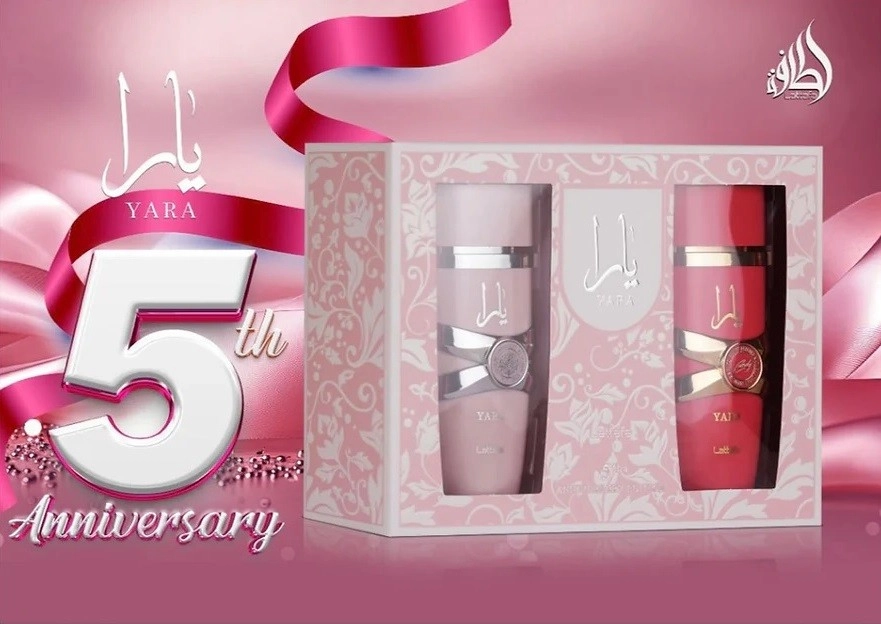 Set Cadou Yara apa de parfum 100 ml + Yara Candy, Lattafa, apa de parfum 100 ml, femei [2]