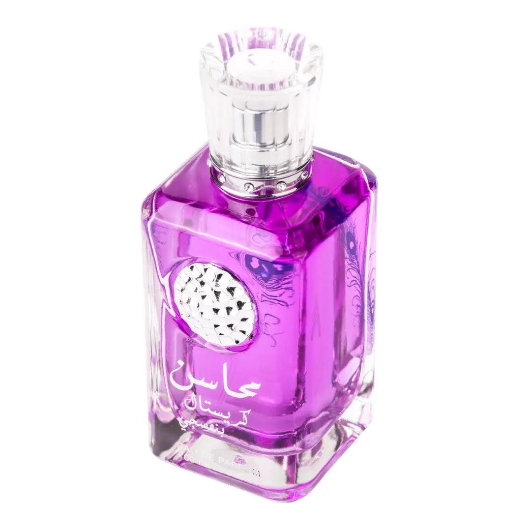 Set Mahasin Crystal Violet, apa de parfum 100 ml si deodorant 50 ml, femei [2]