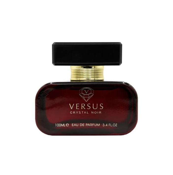 Parfum Versus Crystal Noir, Fragrance World, apa de parfum 50 ml, femei - inspirat din Crystal Noir by Versace