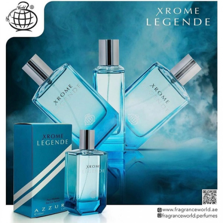 Parfum X Rome Legende, Fragrance World, apa de parfum 100 ml, barbati - inspirat din Chrome Legend by Azzaro [3]