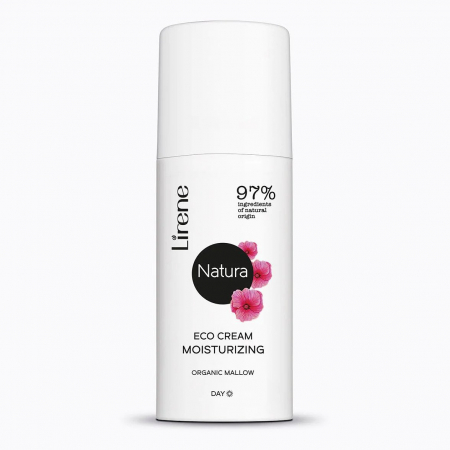 Crema de zi Lirene Natura, cu efect de hidratare, cu extract de nalba [1]