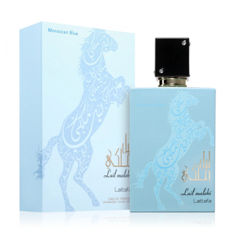Parfum Lail Maleki Moroccan Blue, Lattafa, apa de parfum 100ml, unisex [1]
