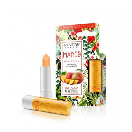 Produse cosmetice - Balsam de buze Revers Cosmetics, extract de mango, 4.2g