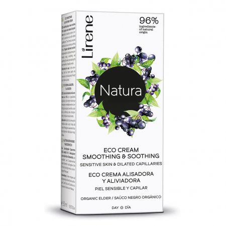 Produse de ingrijire - Crema de zi Lirene Natura, cu efect de hidratare, cu extract de soc