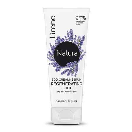 Produse cosmetice - Crema-ser Lavanda, regeneranta pentru picioare, 75ml