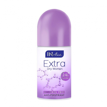 Produse cosmetice - Deodorant antiperspirant roll on Revers Inelia Extra Dry pentru femei, 50 ml