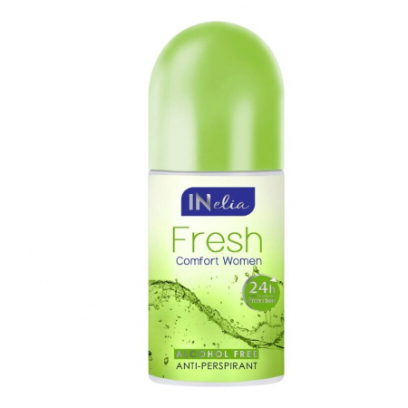 Produse cosmetice - Deodorant antiperspirant roll on Revers Inelia Fresh pentru femei, 50 ml