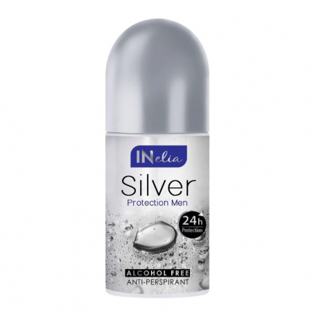 Produse cosmetice - Deodorant antiperspirant roll on Revers Inelia Silver pentru barbati, 50 ml