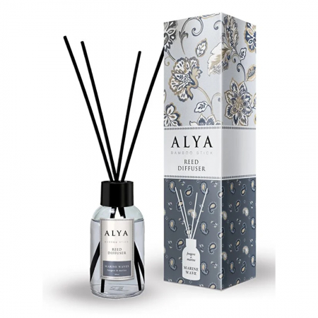 Noutăți - Deodorant de Camera Marine Waves, Alya, Reed Diffuser 100 ml