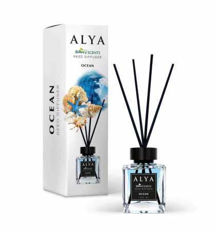 Noutăți - Deodorant de Camera Ocean, Alya, Reed Diffuser 100 ml