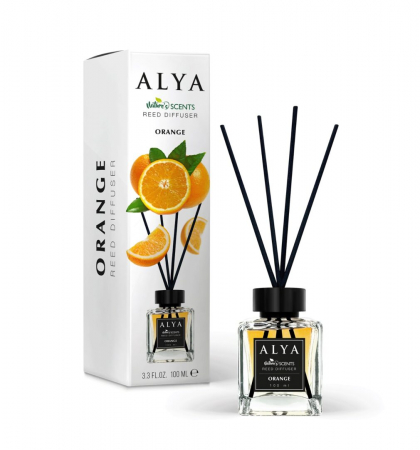 Noutăți - Deodorant de Camera Orange, Alya, Reed Diffuser 100 ml