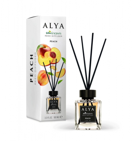 Noutăți - Deodorant de Camera Peach, Alya, Reed Diffuser 100 ml