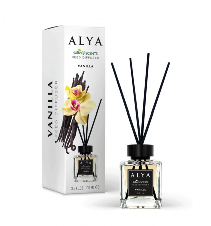 Noutăți - Deodorant de Camera Vanilla, Alya, Reed Diffuser 100 ml