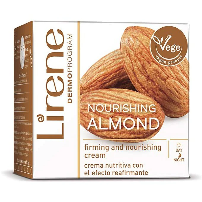 Produse cosmetice - Lirene - Crema nutritiva cu Migdale zi si noapte, 30 + 50ml