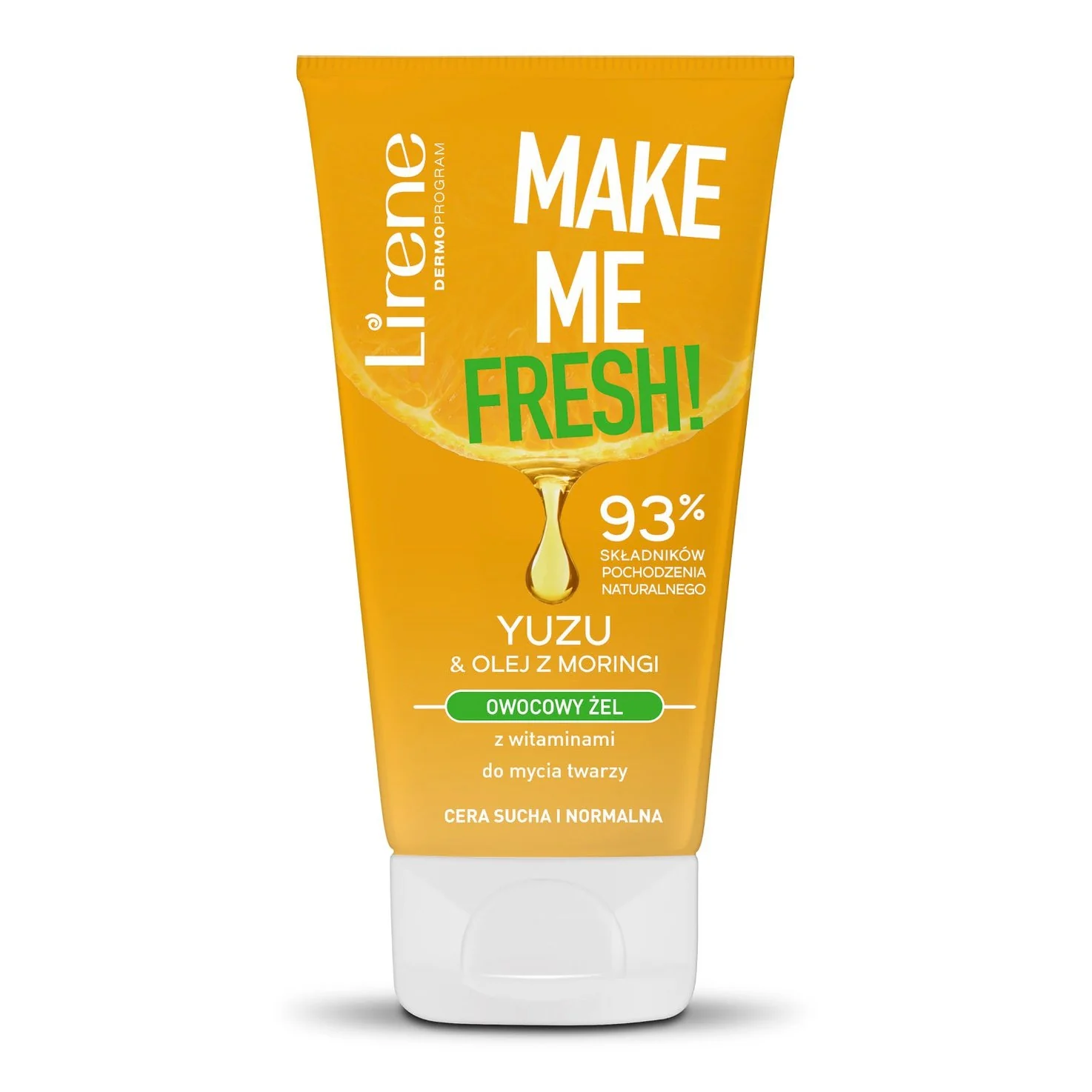 Produse de ingrijire - Lirene Make Me - Gel de curatare faciala Make Me, Yuzu, 150ml