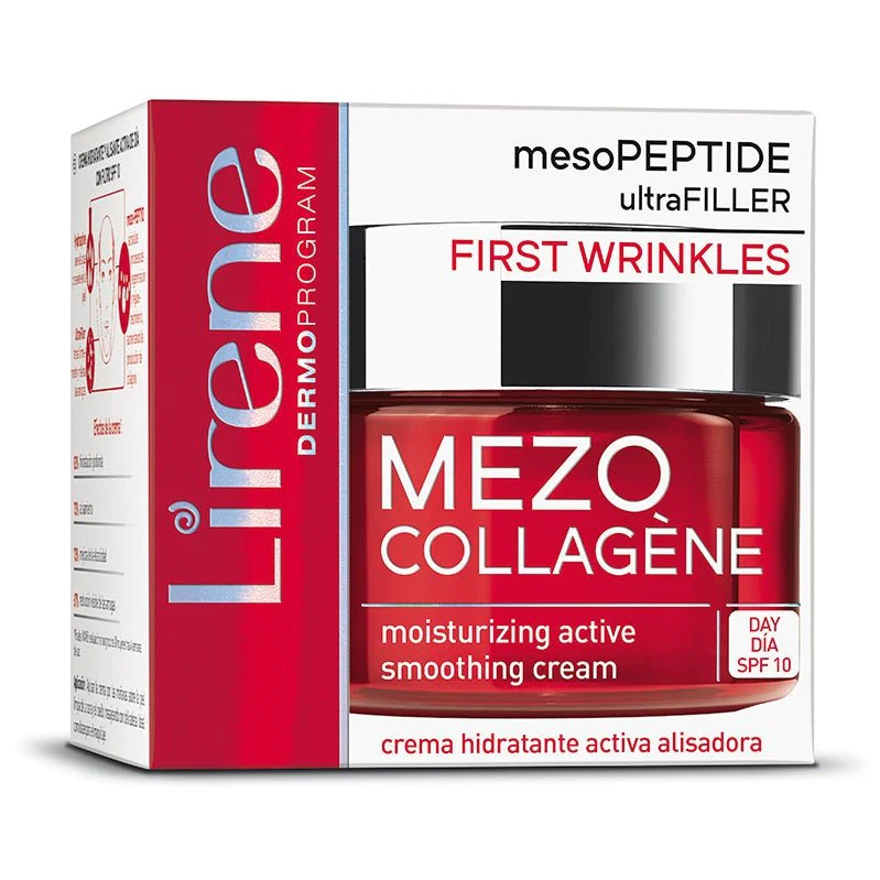 Produse cosmetice - Lirene Mezo Collagene - Crema de zi, primele riduri, 50ml