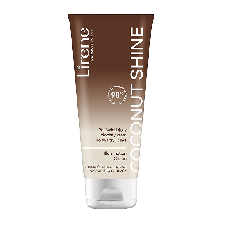 Noutăți - Lirene Perfect Tan - Crema iluminatoare coconut shine, 150 ml
