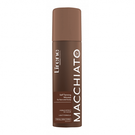 Noutăți - Lirene Perfect Tan, spuma autobronzanta pentru fata si corp macchiato, 150ml