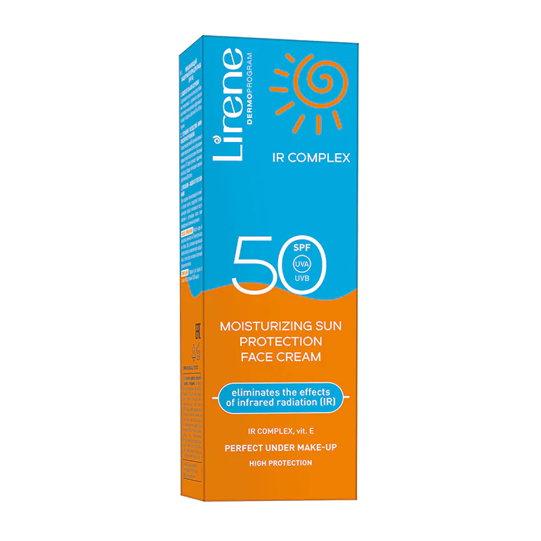 Noutăți - Lirene SUN - Crema hidratanta protectoare pentru ten SPF50 IR, 40 ml