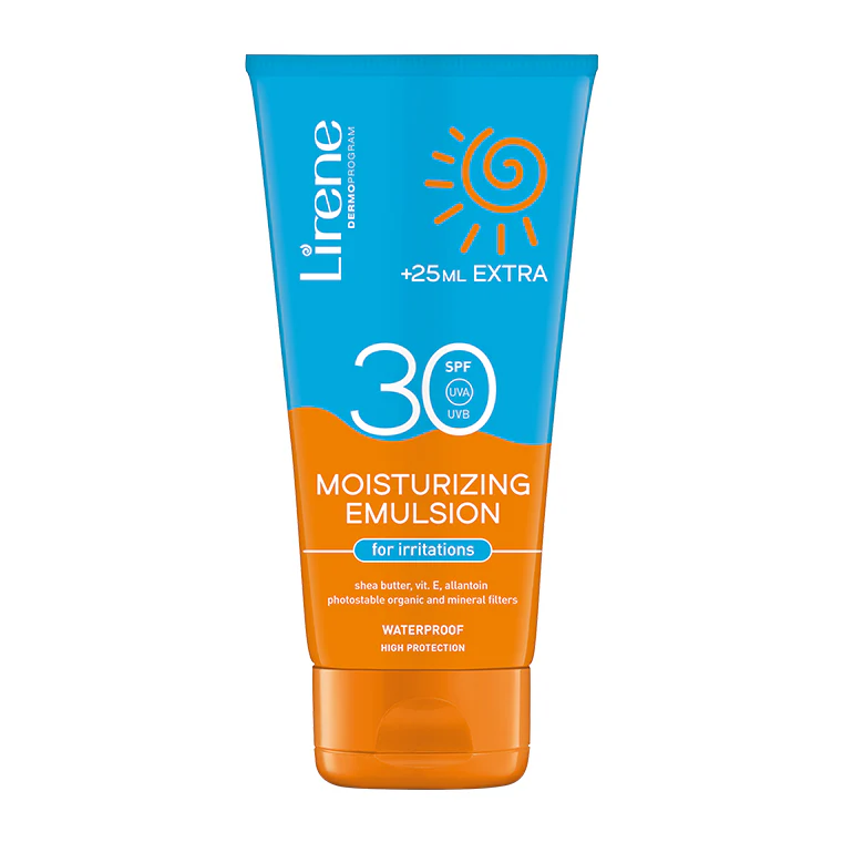 Noutăți - Lirene SUN - Lotiune hidratanta piele sensibila SPF30, 175 ml