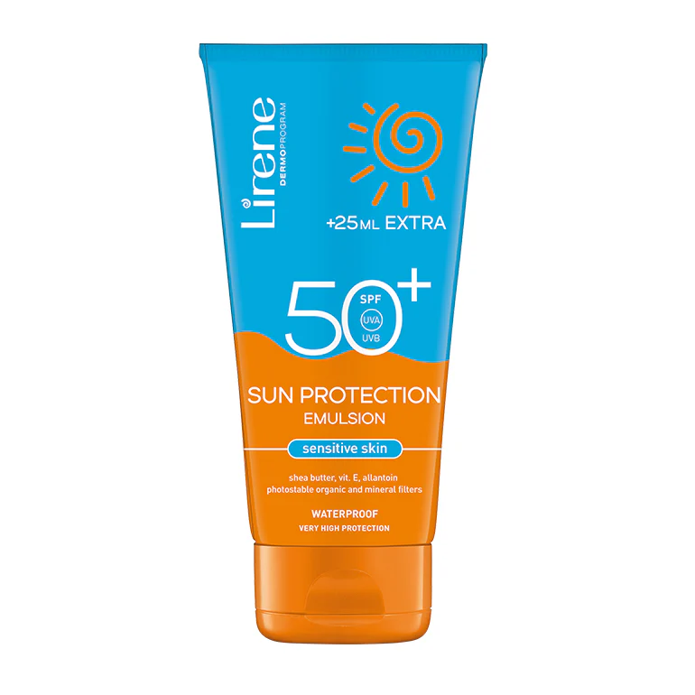 Noutăți - Lirene SUN - Lotiune pentru piele sensibila SPF50, 175 ml