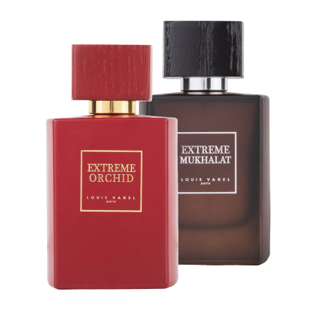 Louis Varel - Pachet 2 parfumuri best seller, Extreme Orchid 100 ml si Extreme Mukhalat 100 ml