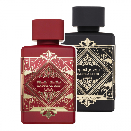 Parfumuri sezonul rece - Pachet 2 parfumuri, Badee Al Oud 100 ml si Badee Al Oud Sublime 100 ml