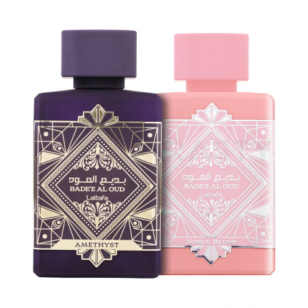 Parfumuri bărbați - Pachet 2 parfumuri Badee Al Oud Amethyst 100 ml si Badee Al Oud Noble Blush 100 ml
