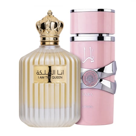 Ard Al Zaafaran - Pachet 2 parfumuri Best Seller, I Am the Queen 100 ml si Yara 100 ml