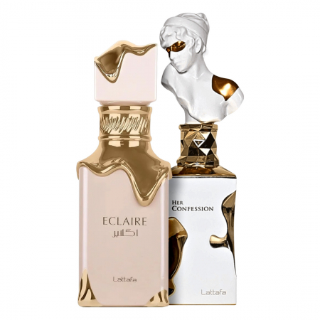 Parfumuri sezonul rece - Pachet 2 parfumuri best seller, Lattafa Eclaire 100 ml si Lattafa Her Confession 100 ml