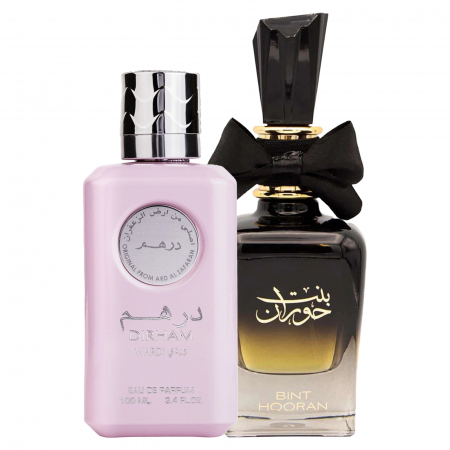 Parfumuri sezonul rece - Pachet 2 parfumuri Bint Hooran 100 ml si Dirham Wardi 100 ml