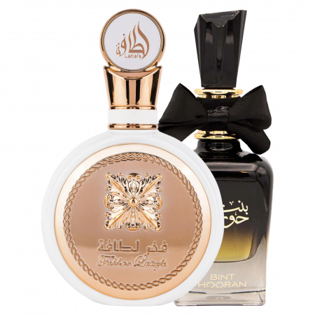 Parfumuri sezonul rece - Pachet 2 parfumuri Bint Hooran 100 ml si Fakhar Woman 100 ml