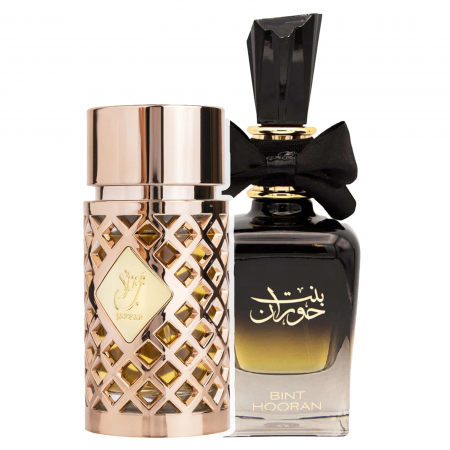 Parfumuri sezonul rece - Pachet 2 parfumuri Bint Hooran 100 ml si Jazzab Gold 100 ml