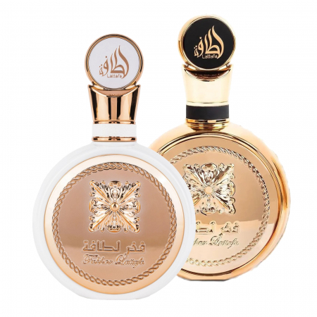 Parfumuri sezonul rece - Pachet 2 parfumuri, Fakhar Woman 100 ml si Fakhar Gold 100 ml
