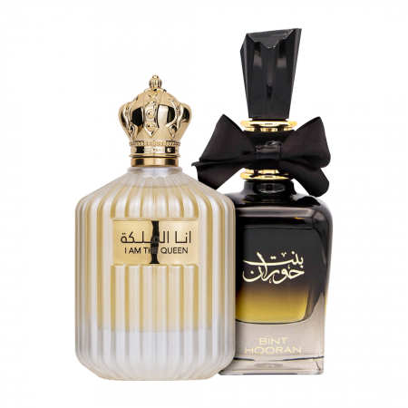 Parfumuri sezonul rece - Pachet 2 parfumuri I Am The Queen 100 ml si Bint Hooran 100 ml