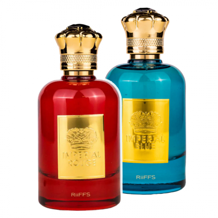 Parfumuri de toamnă - Pachet 2 parfumuri, Imperial Rouge 100 ml si Imperial Blue 100 ml