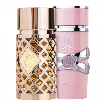 Parfumuri sezonul rece - Pachet 2 parfumuri Jazzab Gold 100 ml si Lattafa Yara 100 ml