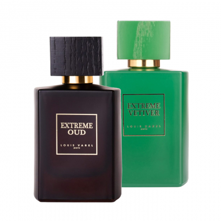 Parfumuri bărbați - Pachet 2 parfumuri, Louis Varel Extreme Oud 100 ml si Extreme Vetiver 100 ml