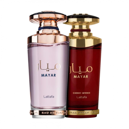 Parfumuri femei - Pachet 2 parfumuri, Mayar 100 ml si Mayat Cherry Intense 100 ml
