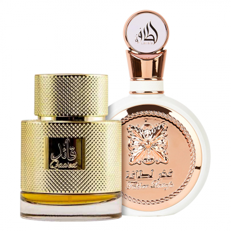 Parfumuri sezonul rece - Pachet 2 parfumuri Qaaed 100 ml si Fakhar Women 100 ml
