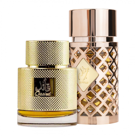 Parfumuri sezonul rece - Pachet 2 parfumuri Qaaed 100 ml si Jazzab Gold 100 ml