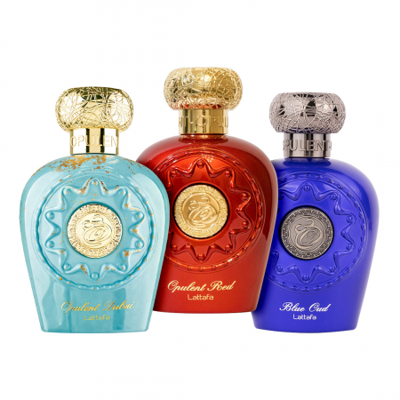 Parfumuri bărbați - Pachet 3 parfumuri, Opulent Dubai 100 ml, Opulent Red 100 ml si Blue Oud 100 ml
